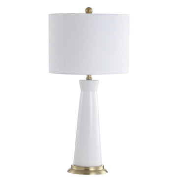 Hartley 29" Ceramic Column LED Table Lamp - JONATHAN Y